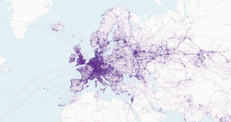 OSM GPX tracks