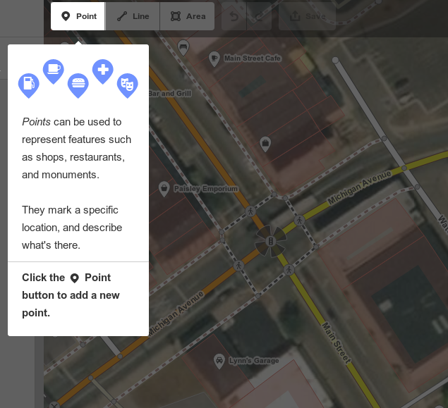 OpenStreetMaps iD web-based editing software