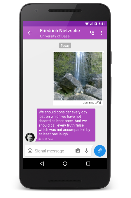 Signal Messenger 6.27.1 instal the last version for android