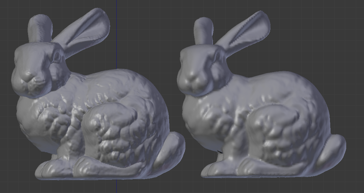 Metaball reconstruction of the Stanford
bunny