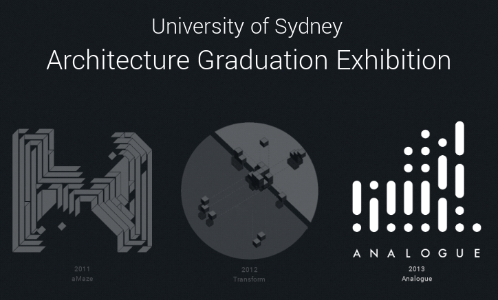 USyd Graduation Exhibition Website Homepage